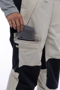 Pantalon Snow 686 Hot Lap Insulated Bib Putty Colorblock -addicted Soldes Boutique Hot Lap Insulated Bib Putty Colorblock 686 5 1