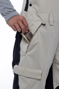 Pantalon Snow 686 Hot Lap Insulated Bib Putty Colorblock -addicted Soldes Boutique Hot Lap Insulated Bib Putty Colorblock 686 6 1