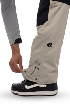 Pantalon Snow 686 Hot Lap Insulated Bib Putty Colorblock -addicted Soldes Boutique Hot Lap Insulated Bib Putty Colorblock 686 8 1