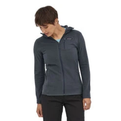 Sweat Patagonia Women’s R1 Air Full-Zip Hoody Smolder Blue