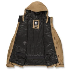 Veste Snow Volcom Dua Insulated Gore-Tex Caramel -addicted Soldes Boutique Volcom Dua Insulated Gore Tex Caramel G0452303 2